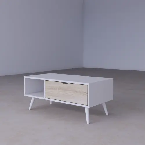 Single draw coffee table
