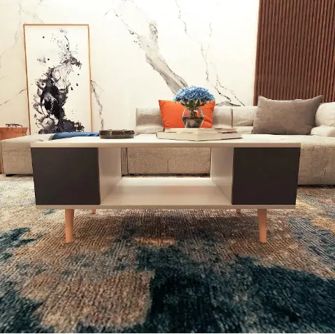 Coffee tables with storage compartments