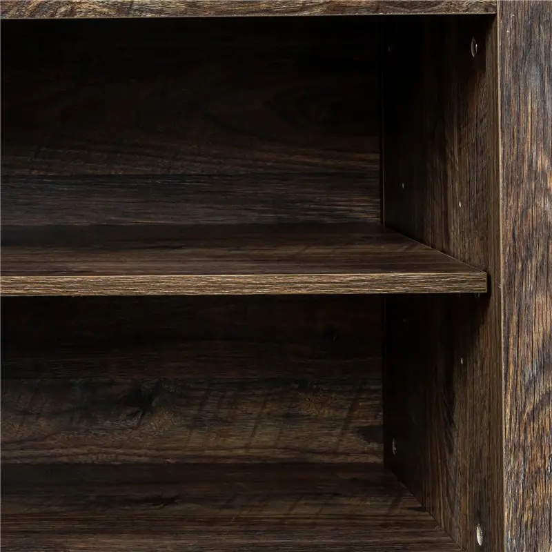 Living room TV stand furniture with 6 storage compartments and 1 shelf cabinet, high-quality particle board