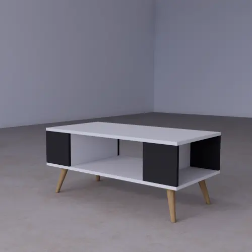 Coffee Table, Modern Tea Tablewooden leg coffee seat，Coffee Tables for Living Room, Bed Room2xva