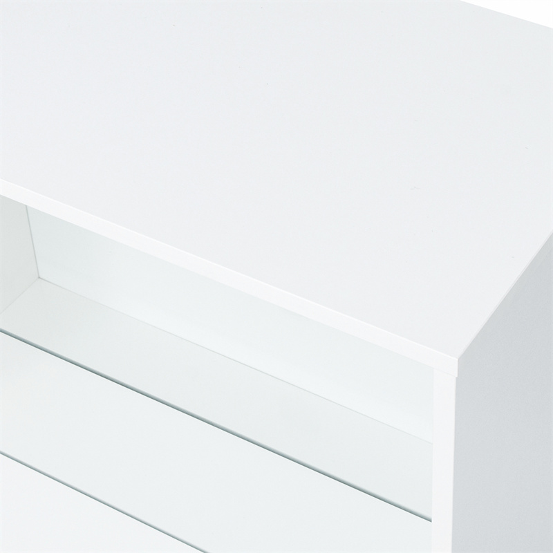 Electric Fireplace TV Console, White color