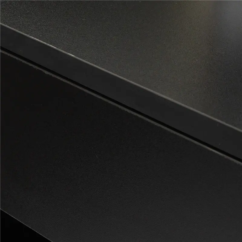 Modern Design Bedroom Makeup Dressing Table with Light and Stool, Black color