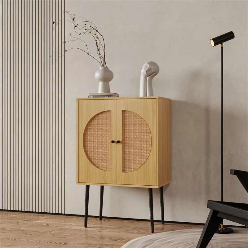 Sideboard, with two storage spaces, restaurant sideboard, entrance channel basement, bedroom and living room, oak color