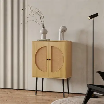 Sideboard, with two storage spaces, restaurant sideboard, entrance channel basement, bedroom and living room, oak color