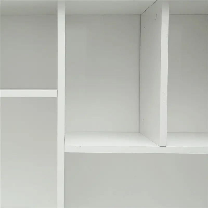 Home & Office Computer Desk with Hutch, Antiqued White finish