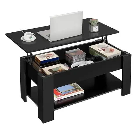 Lift-Top Coffee Table with Multi-Function