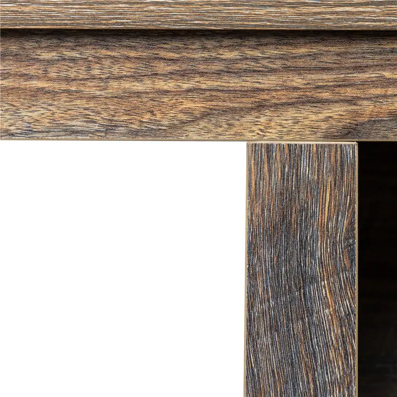 Living room TV stand furniture with 6 storage compartments and 1 shelf cabinet, high-quality particle board