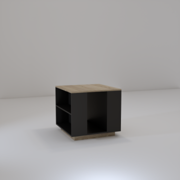 Modern elegant square coffee table wi...