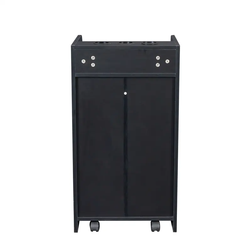 Locking Beauty Salon Storage Cabinet Hair Dryer Holder Stylist Equipment Drawer