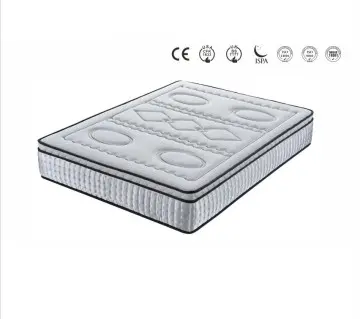 Made in China Fashion Style Bedroom Furniture Comfortable Bed Foam Mattress