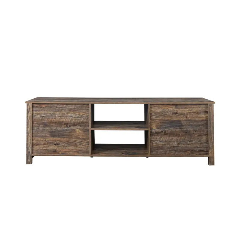 Living room TV stand furniture with 6 storage compartments and 1 shelf cabinet, high-quality particle board