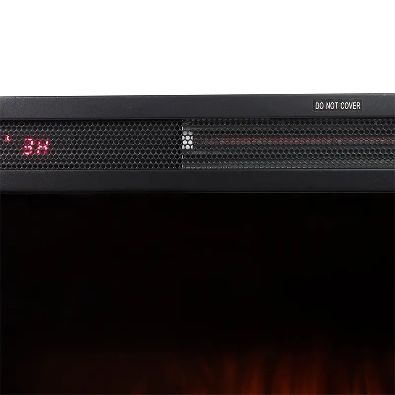 Electric Fireplace TV Console, White color