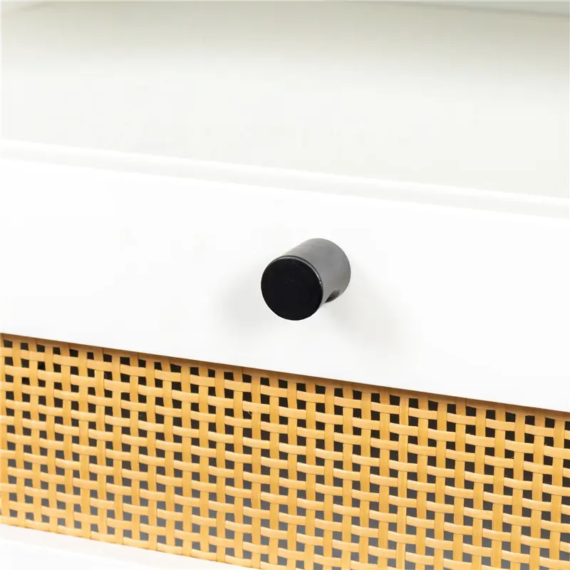 Farmhouse TV Stand Modern Wood Media Entertainment Center Console Table with 2 Doors and 2 Open Shelves