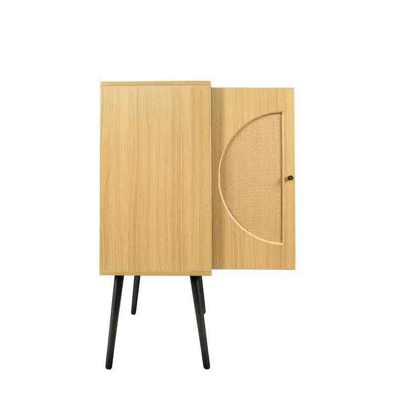 Sideboard, with two storage spaces, restaurant sideboard, entrance channel basement, bedroom and living room, oak color