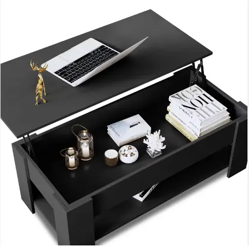Lift-Top Coffee Table with Multi-Function