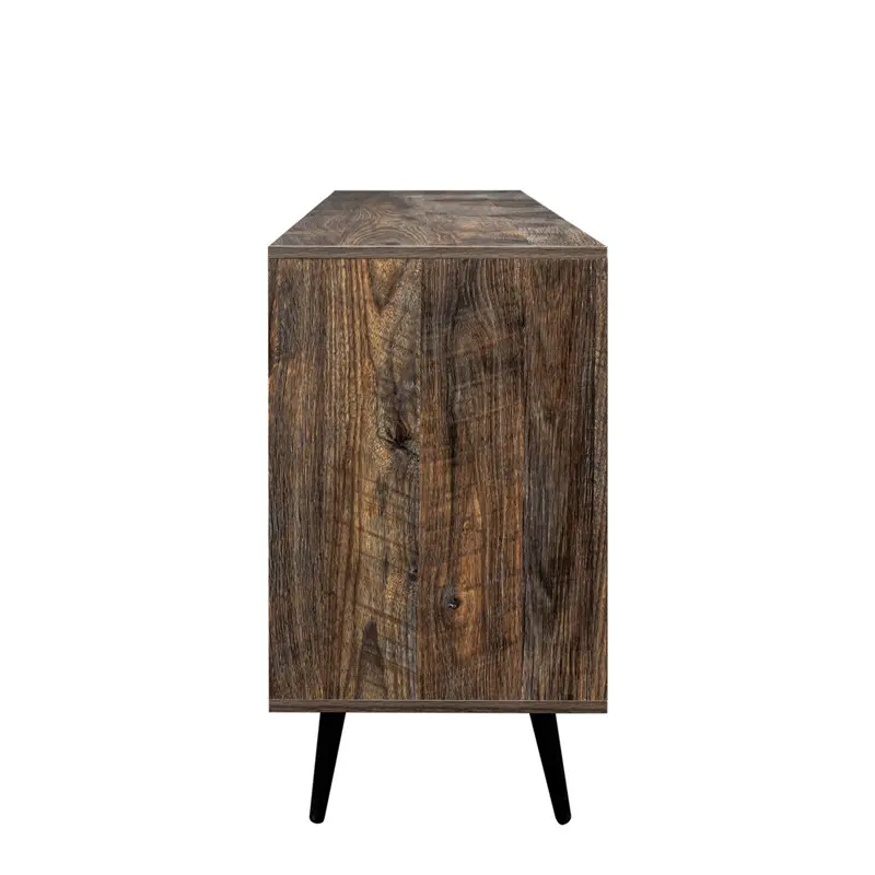 TV Stand Mid-Century Wood Modern Entertainment Center Adjustable Storage Cabinet TV Console for Living Room